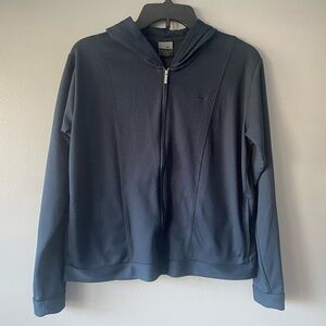 Nike Navy Blue Hooded Zip Up Jacket - Women’s L
